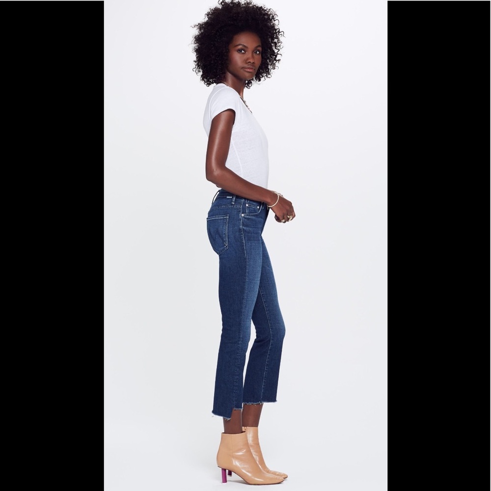 MOTHER | The Insider Crop Step Fray
